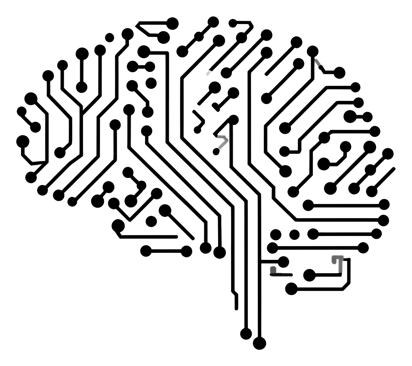 Illustration of a digital brain representing intelligent business ecosystems
